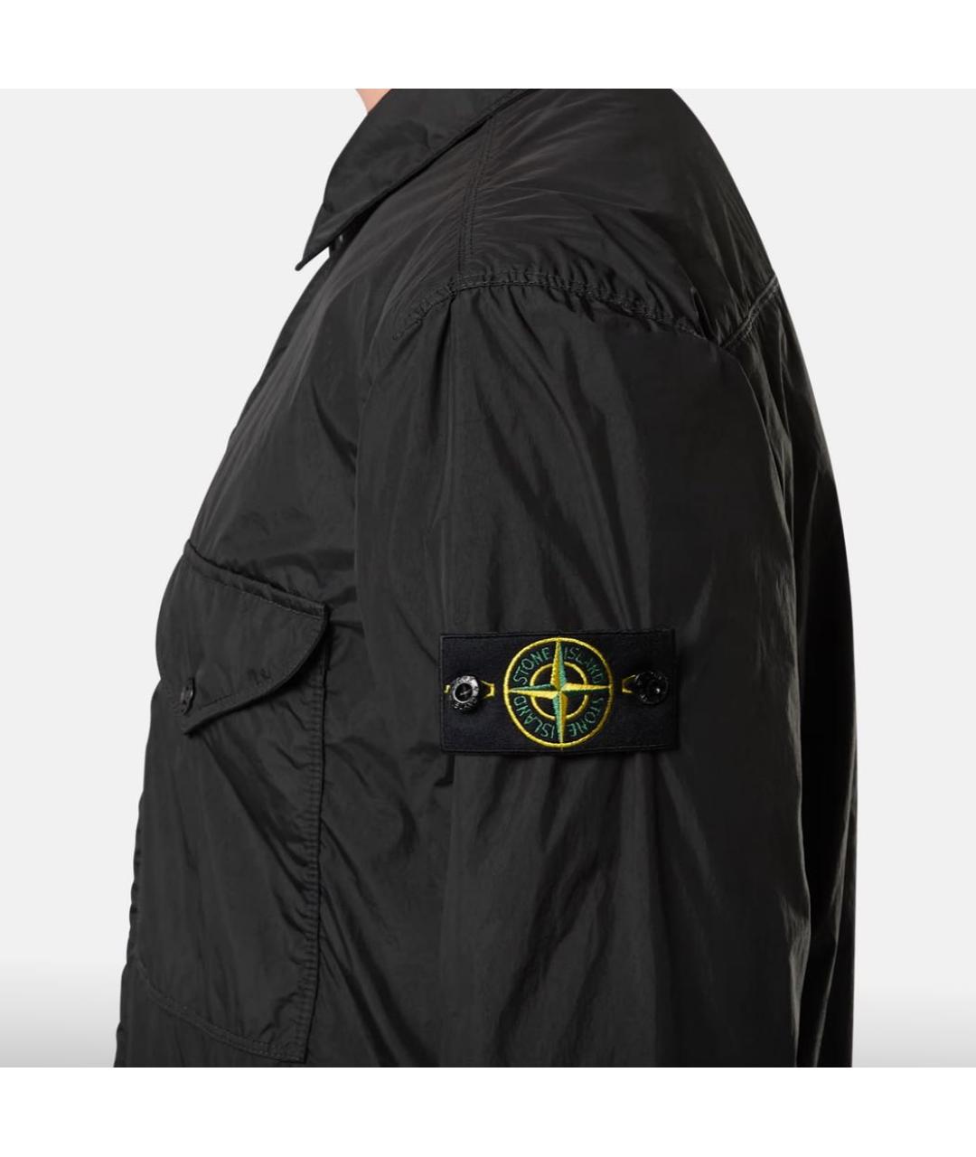 STONE ISLAND Черная куртка, фото 2