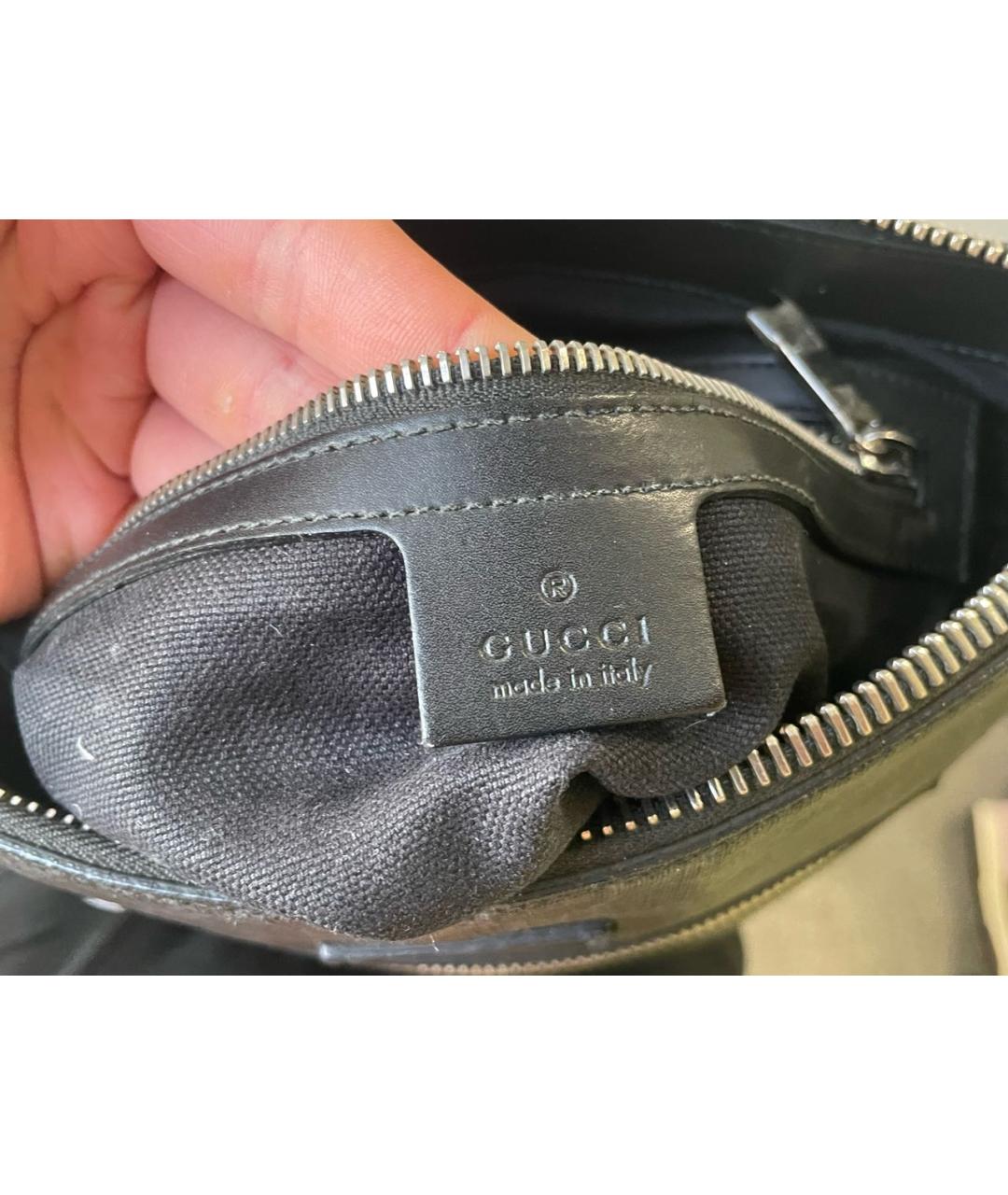 GUCCI Антрацитовая сумка на плечо, фото 7