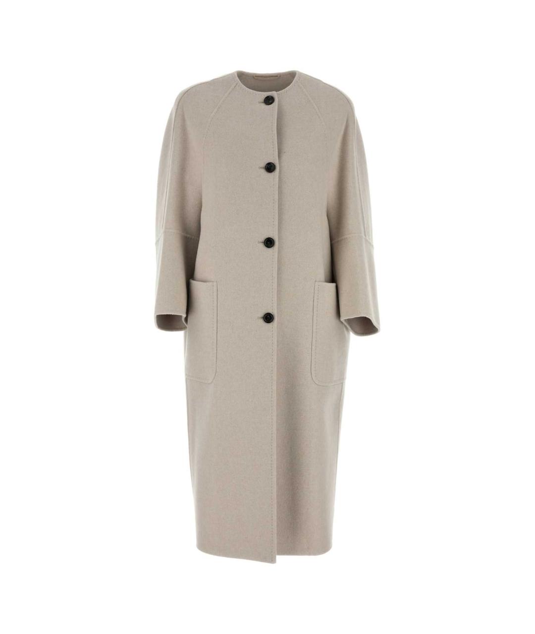 MAX MARA Бежевое кашемировое пальто, фото 1