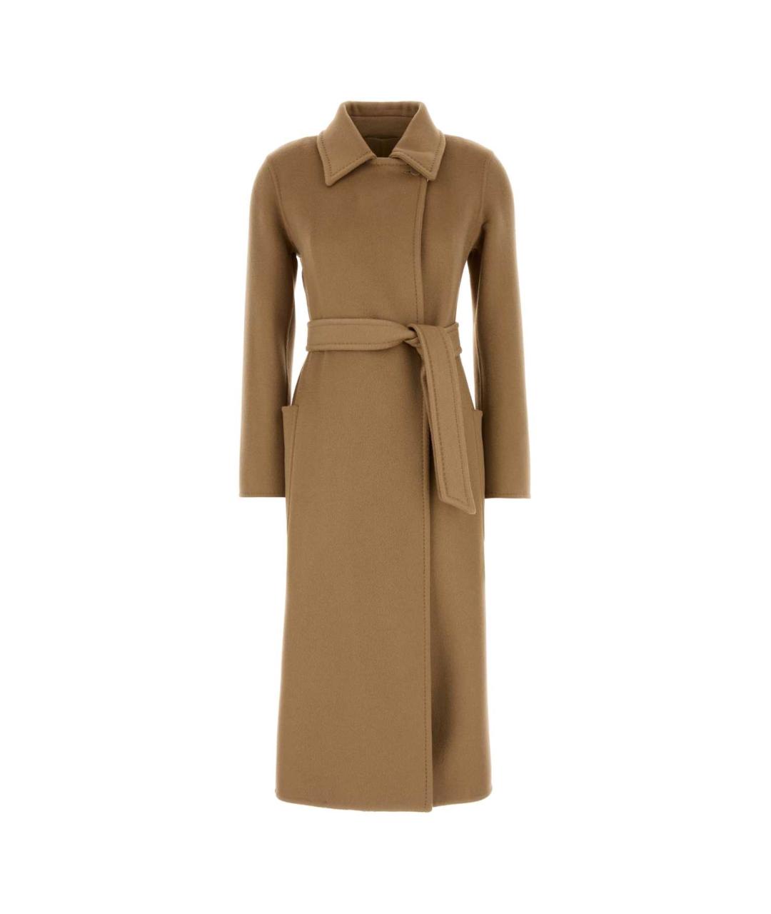 MAX MARA Бежевое кашемировое пальто, фото 1