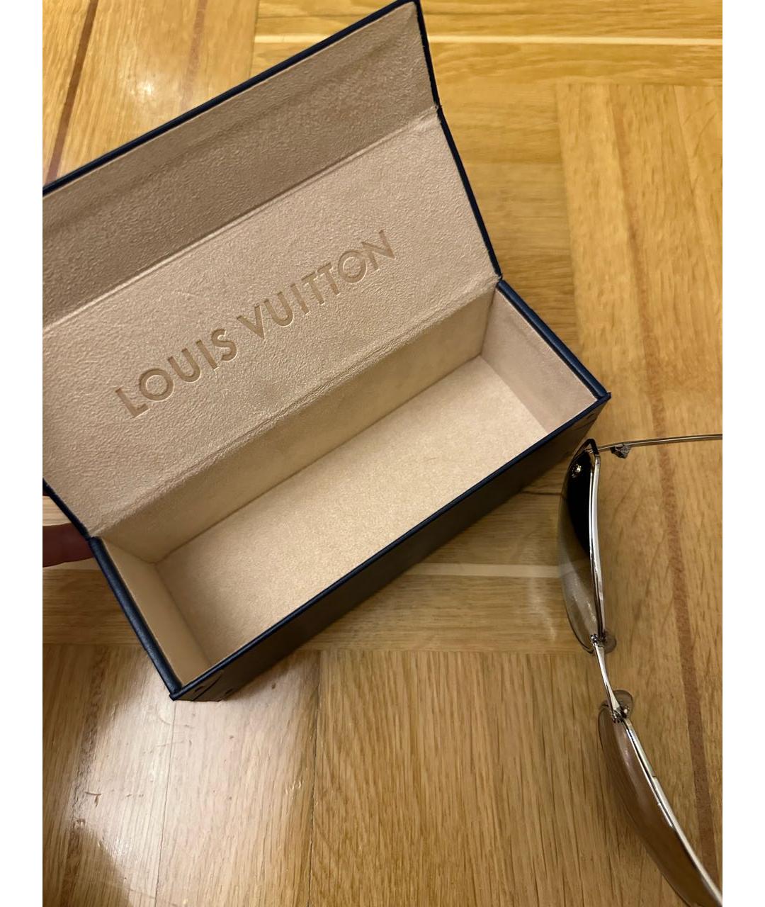 LOUIS VUITTON Металлические солнцезащитные очки, фото 7