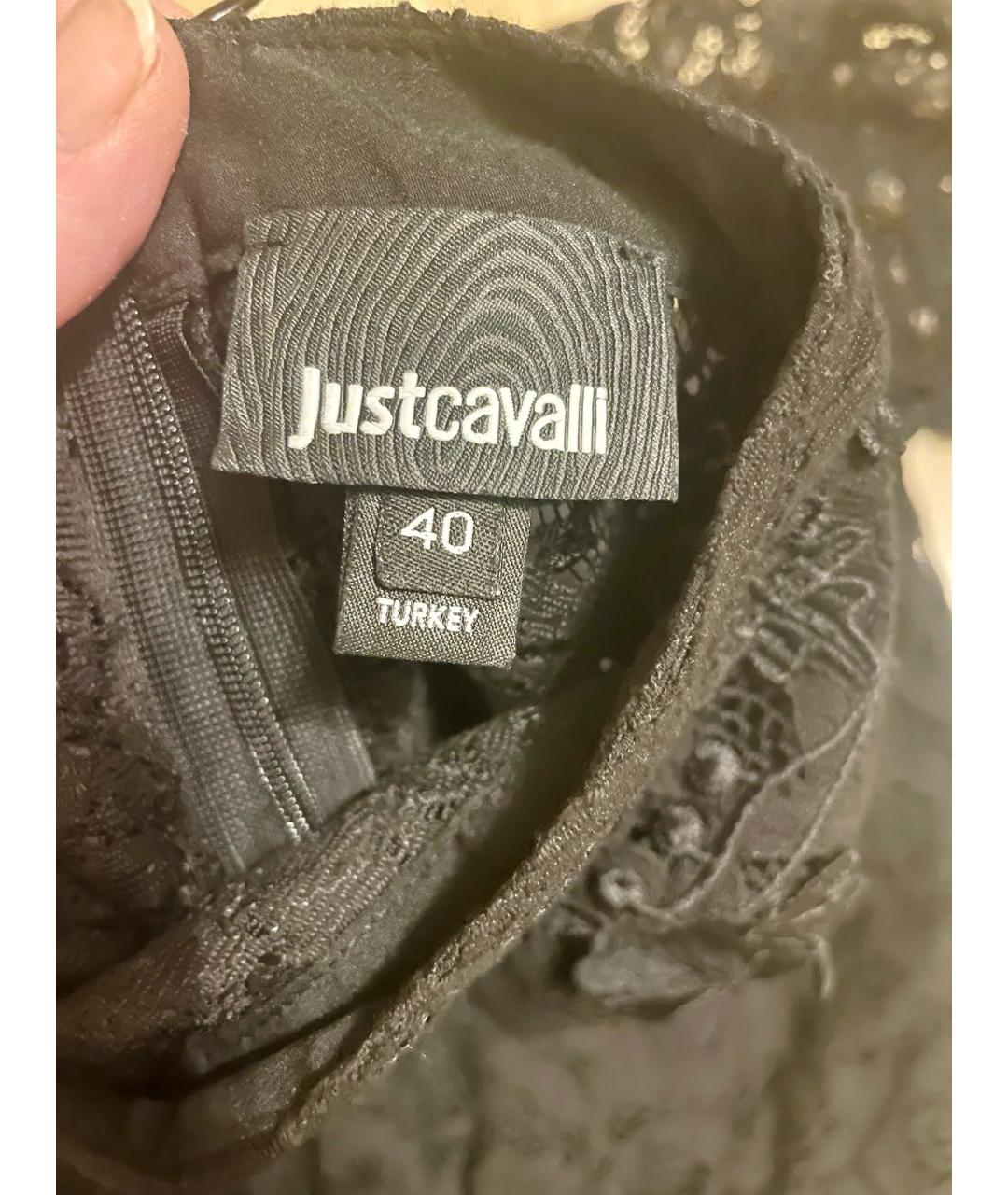 JUST CAVALLI Черное хлопковое боди, фото 5