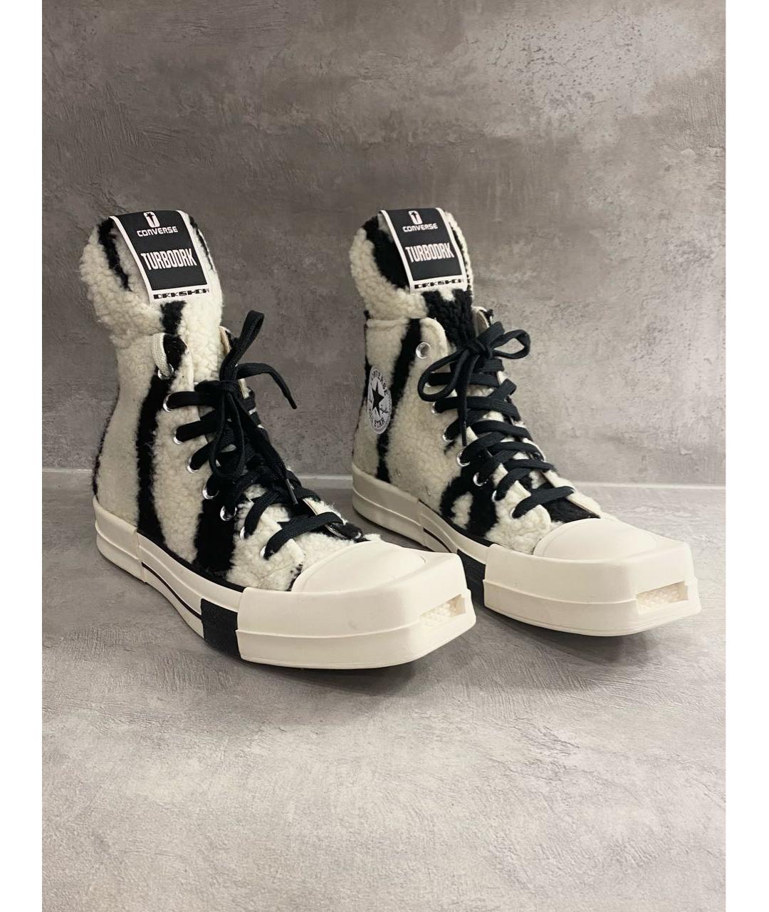 RICK OWENS DRKSHDW Белые кеды, фото 2