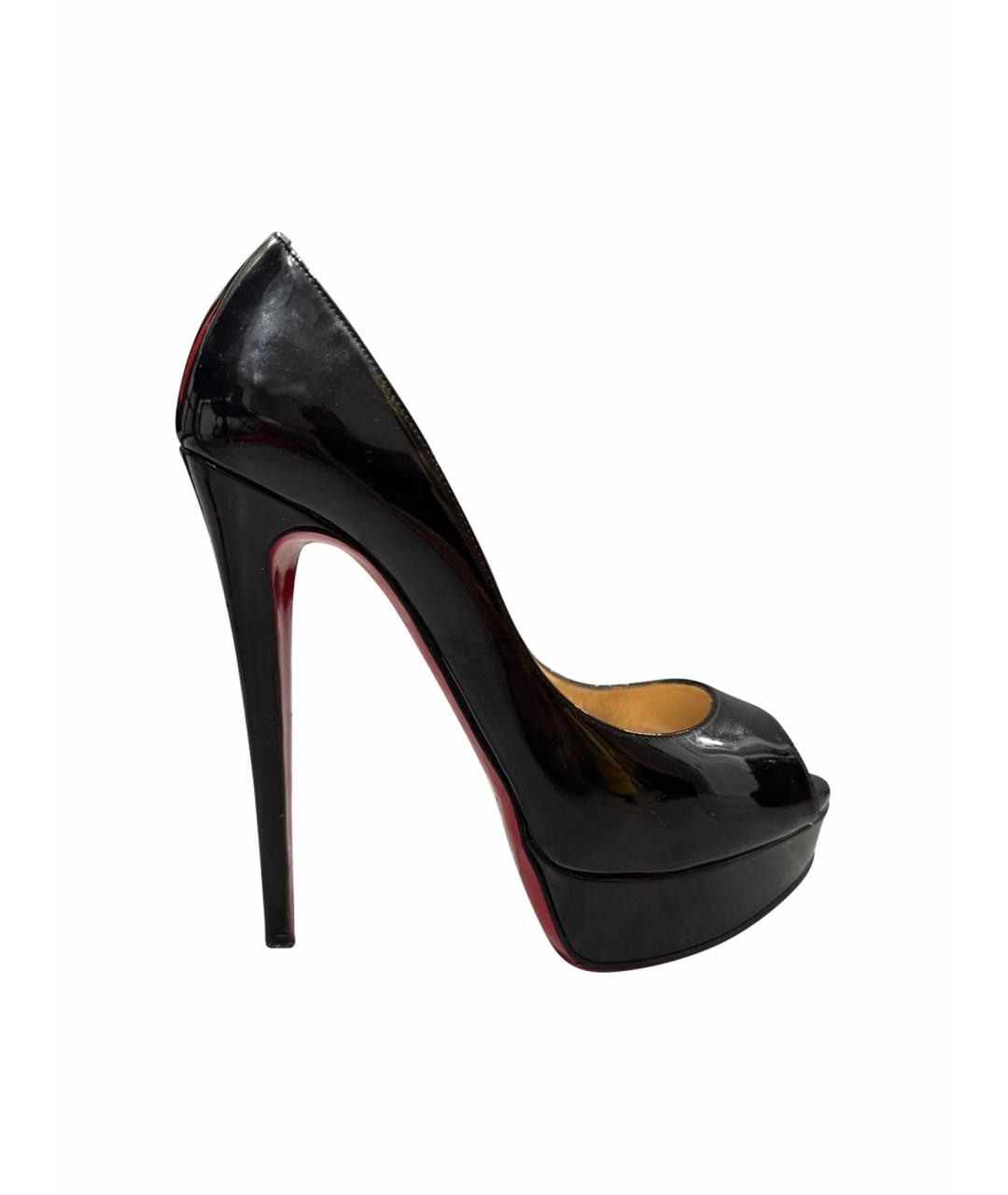 CHRISTIAN LOUBOUTIN Черные туфли из лакированной кожи, фото 8