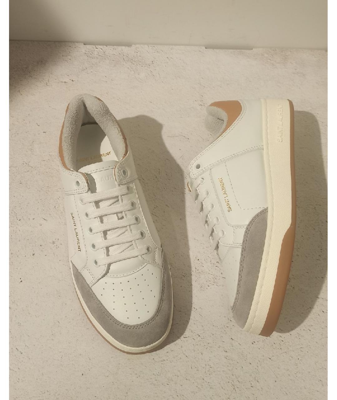 SAINT LAURENT Мульти кожаные кеды, фото 4