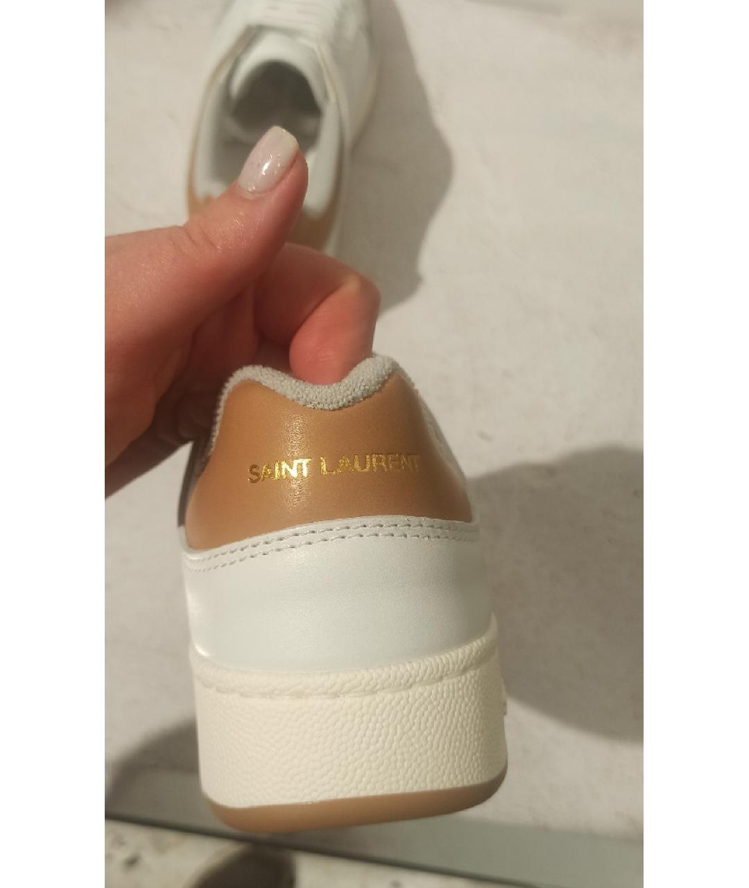 SAINT LAURENT Мульти кожаные кеды, фото 5