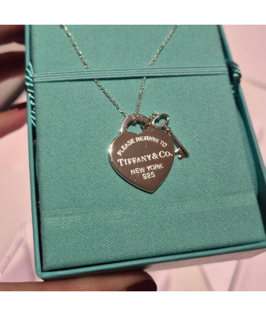 TIFFANY&CO Серебряная серебряная подвеска, фото 3