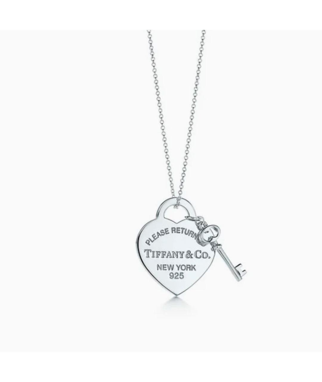 TIFFANY&CO Серебряная серебряная подвеска, фото 5