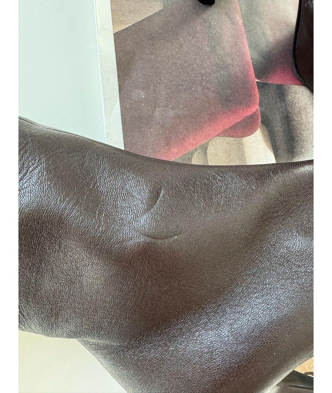 MAGDA BUTRYM Коричневые кожаные ботинки, фото 7