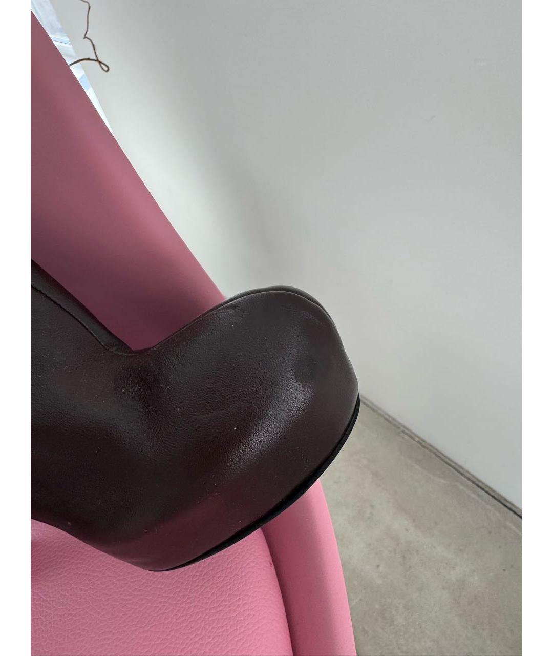 MAGDA BUTRYM Коричневые кожаные ботинки, фото 4