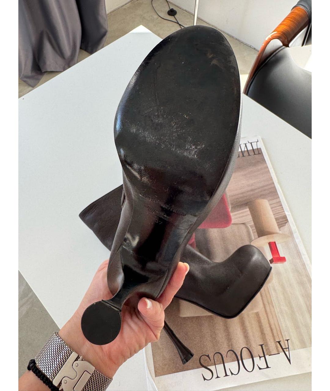 MAGDA BUTRYM Коричневые кожаные ботинки, фото 5