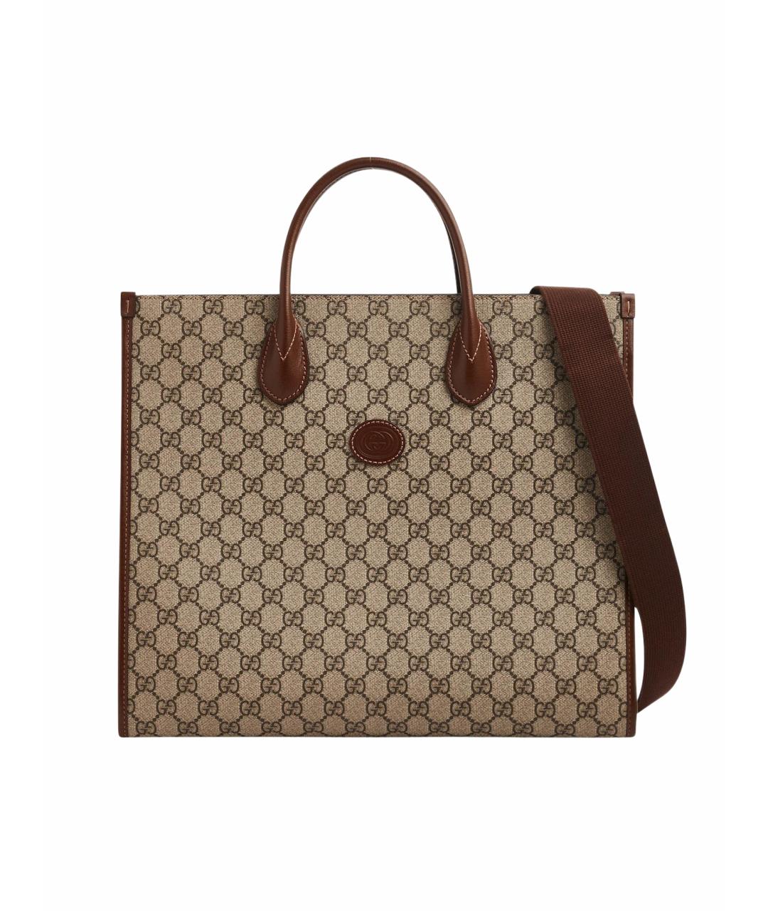 GUCCI Коричневая сумка через плечо, фото 1