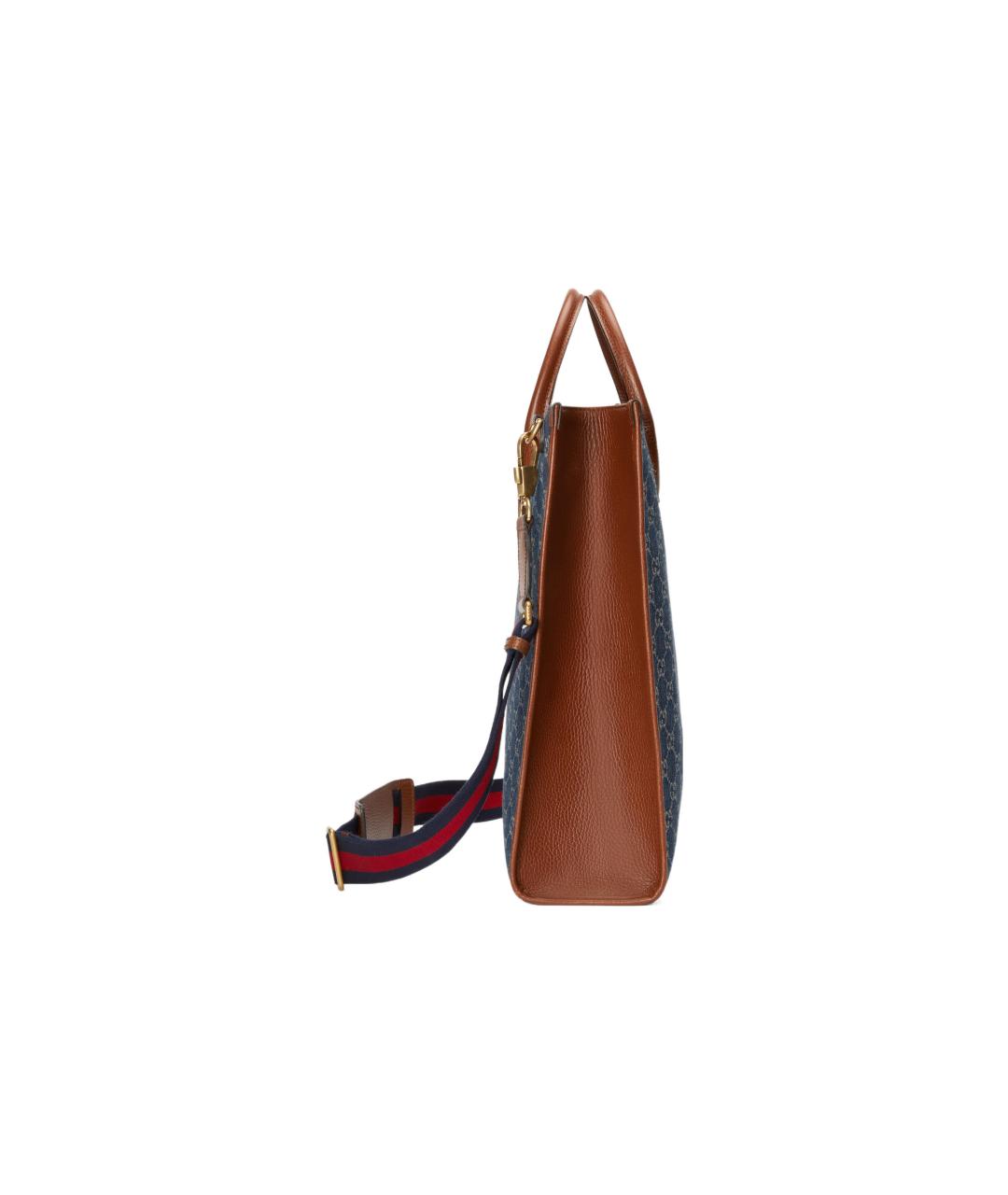 GUCCI Темно-синяя сумка через плечо, фото 4