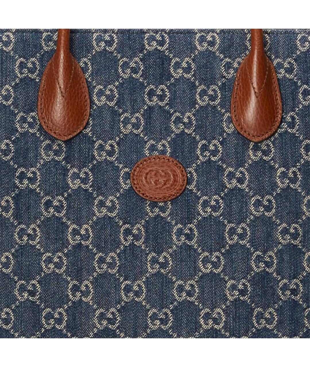 GUCCI Темно-синяя сумка через плечо, фото 8