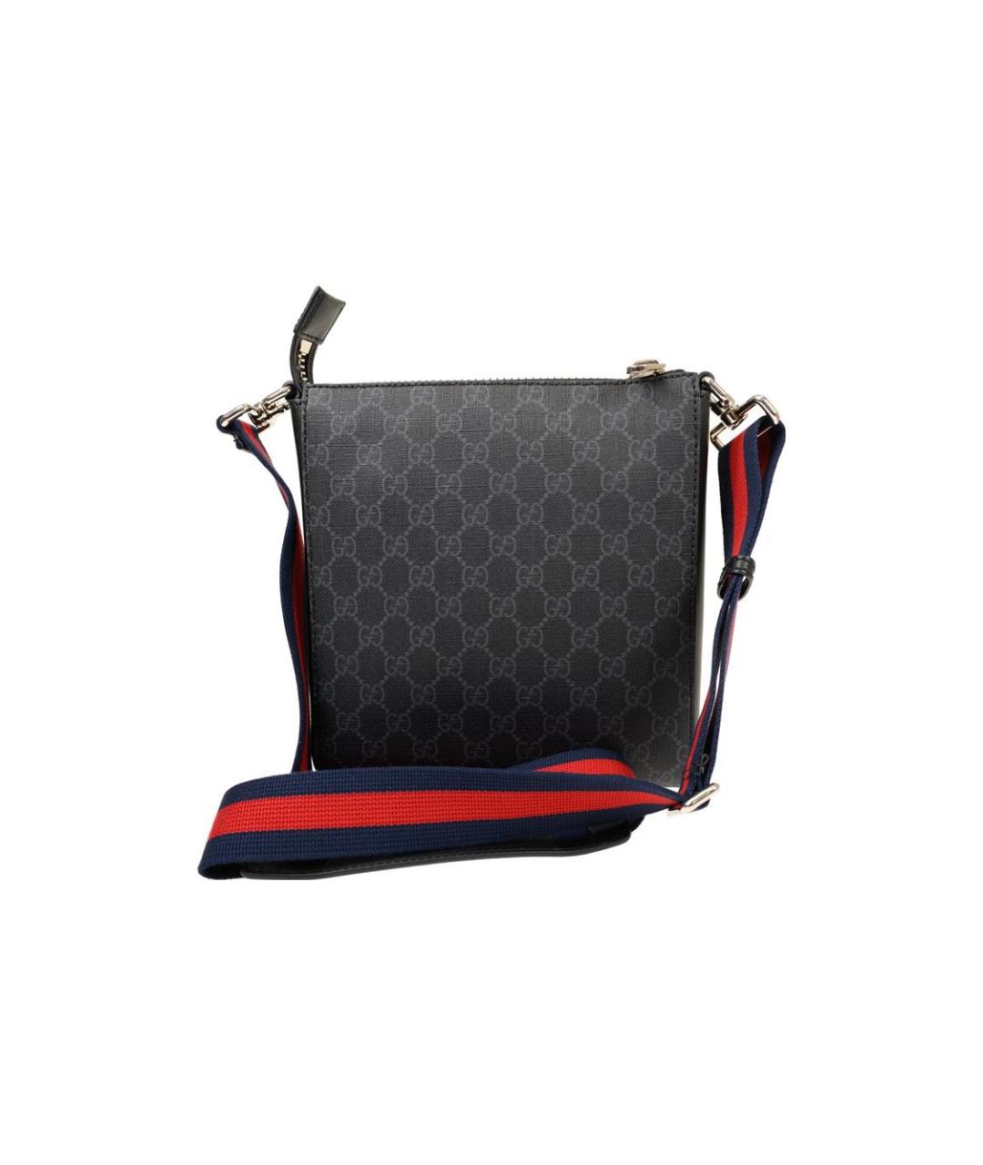 GUCCI Черная тканевая сумка на плечо, фото 3