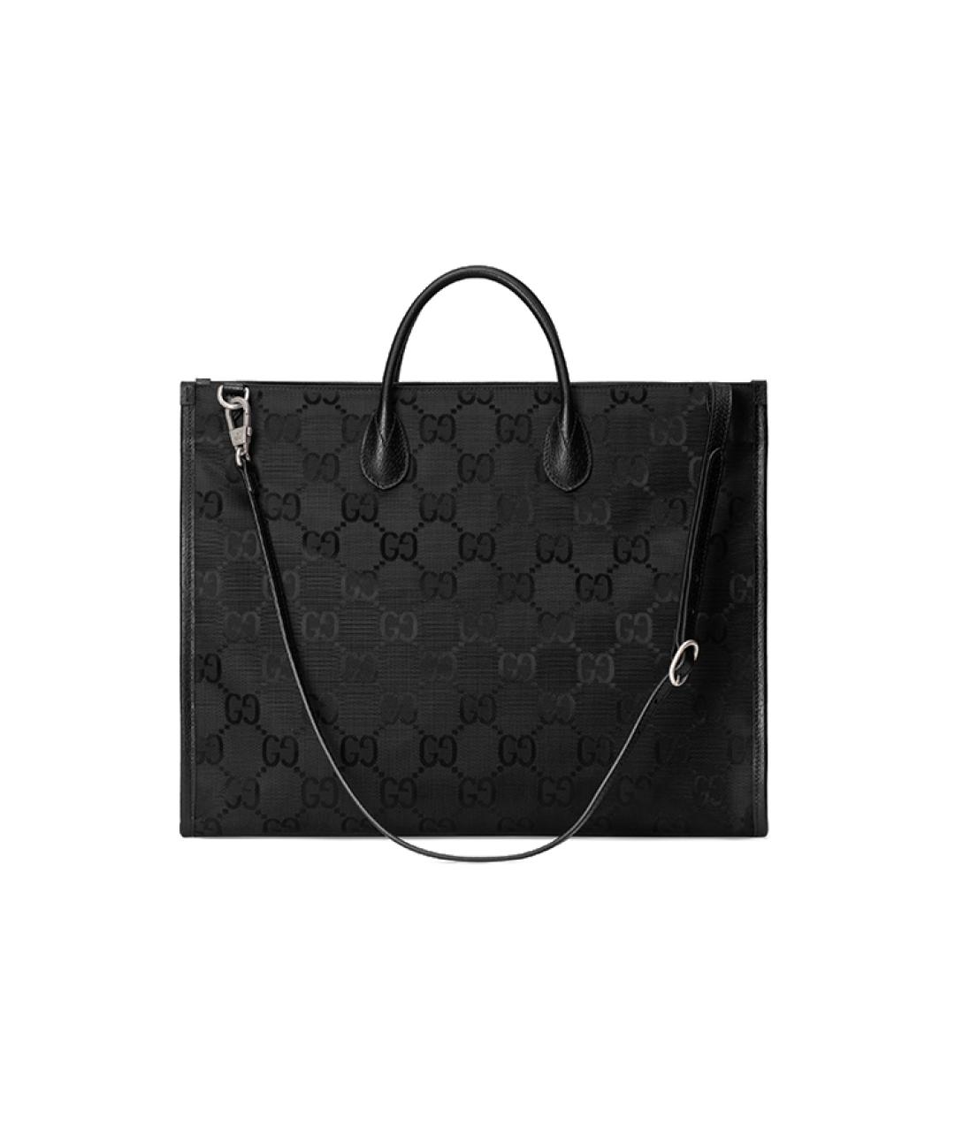 GUCCI Черная тканевая сумка на плечо, фото 2