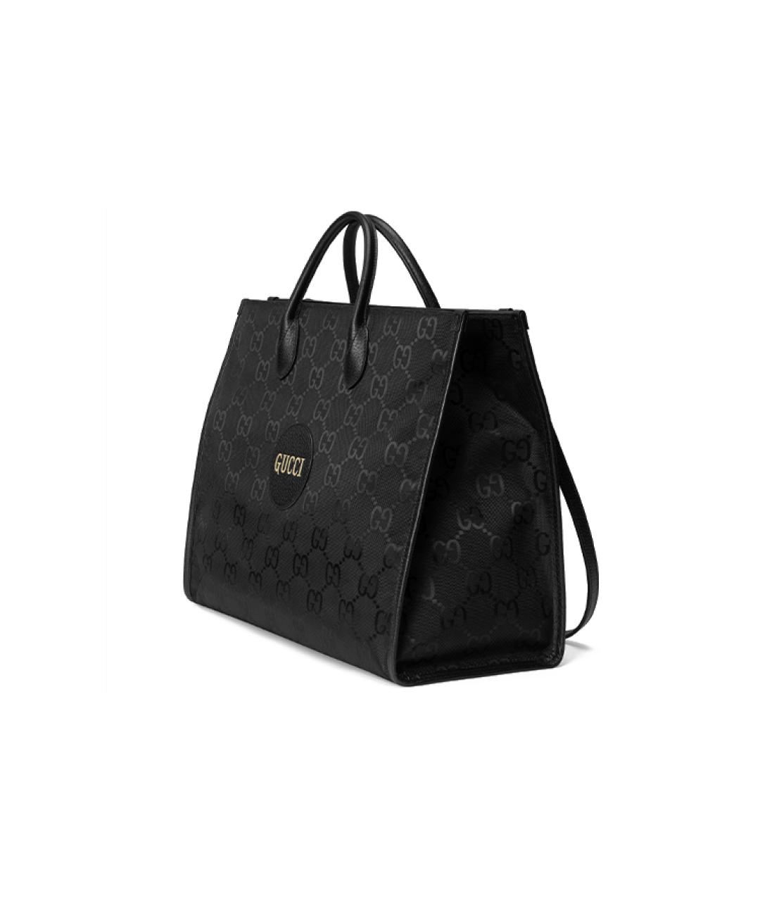 GUCCI Черная тканевая сумка на плечо, фото 3