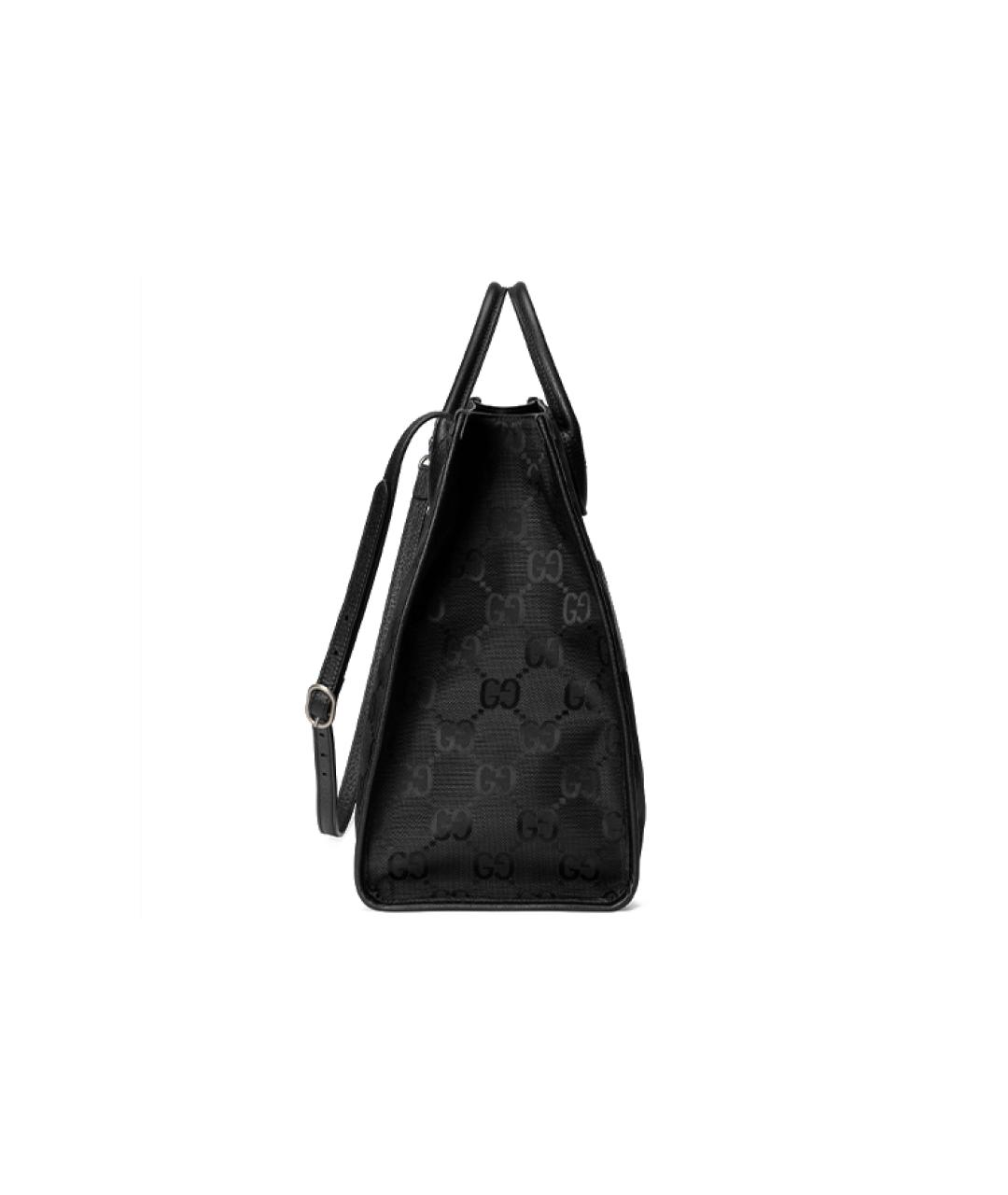 GUCCI Черная тканевая сумка на плечо, фото 4