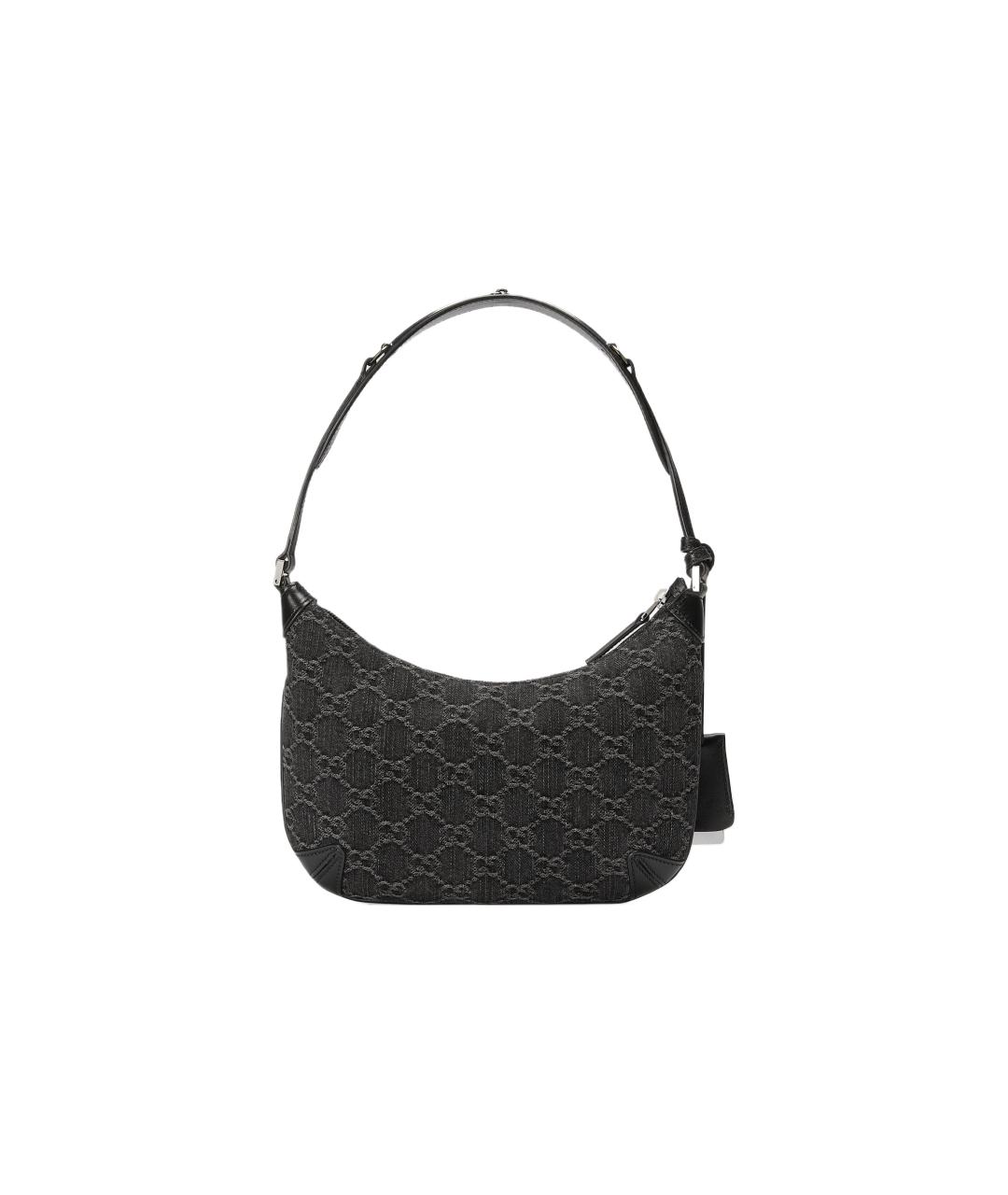 GUCCI Черная деним сумка через плечо, фото 3