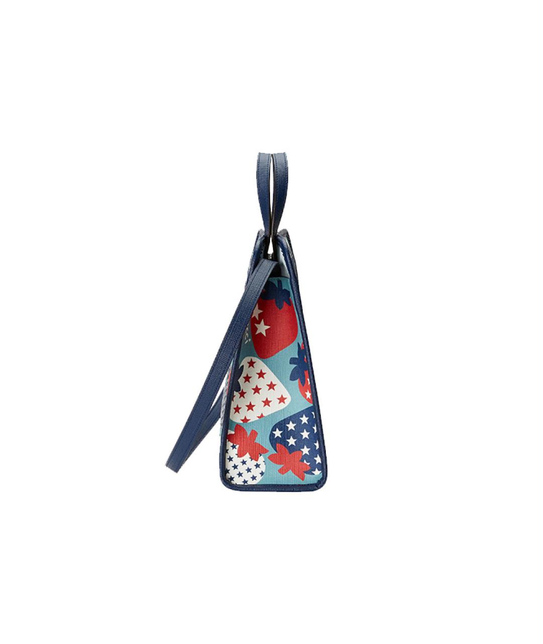 GUCCI Синяя сумка тоут, фото 3