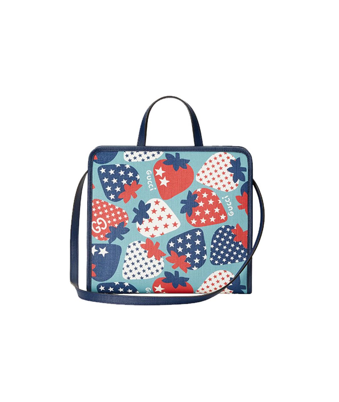 GUCCI Синяя сумка тоут, фото 4