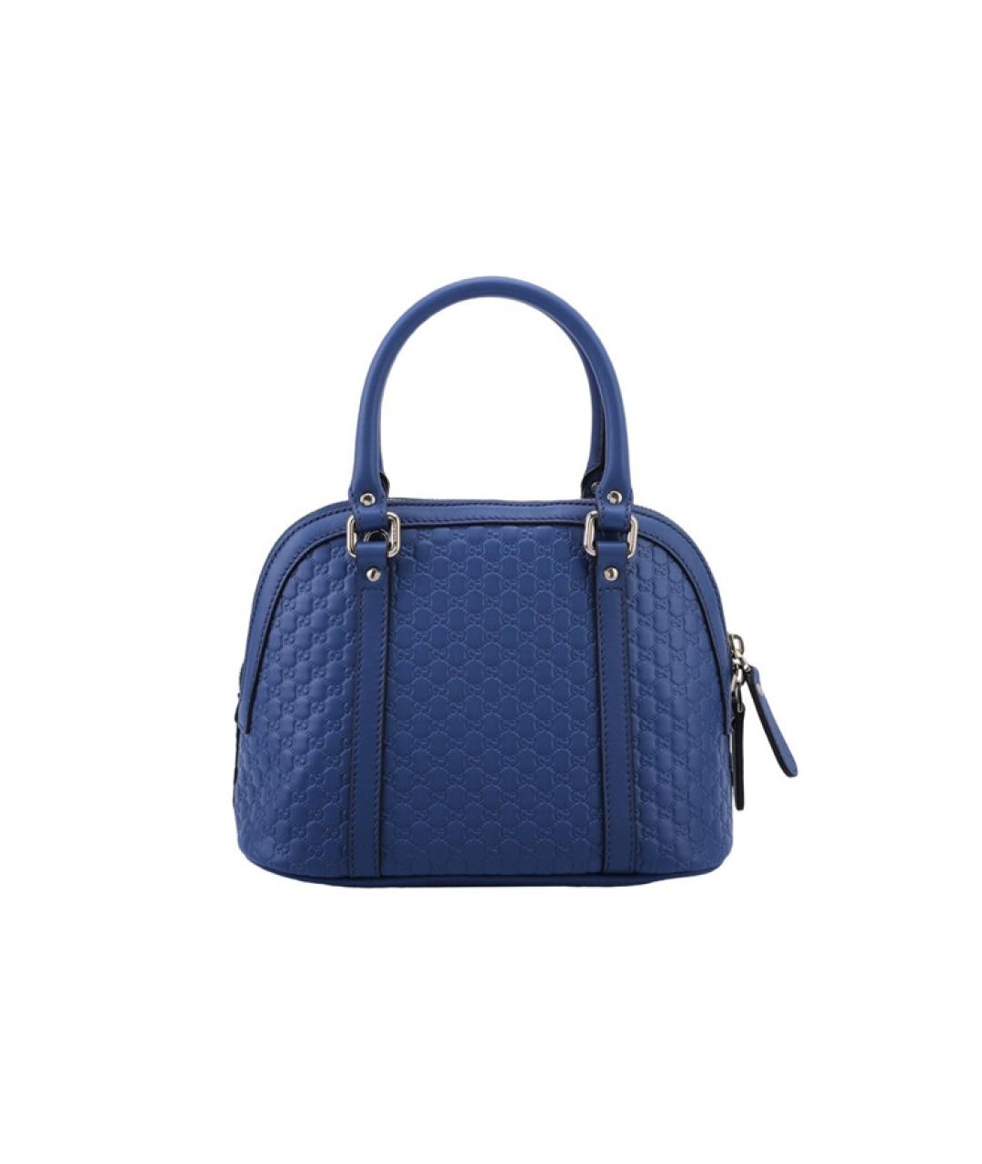 GUCCI Синяя кожаная сумка через плечо, фото 3