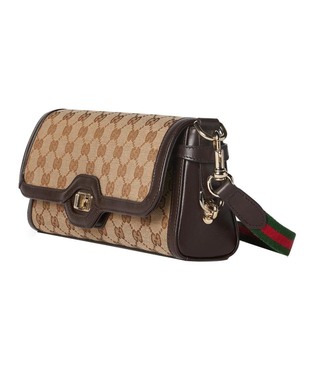 GUCCI Коричневая сумка через плечо, фото 2