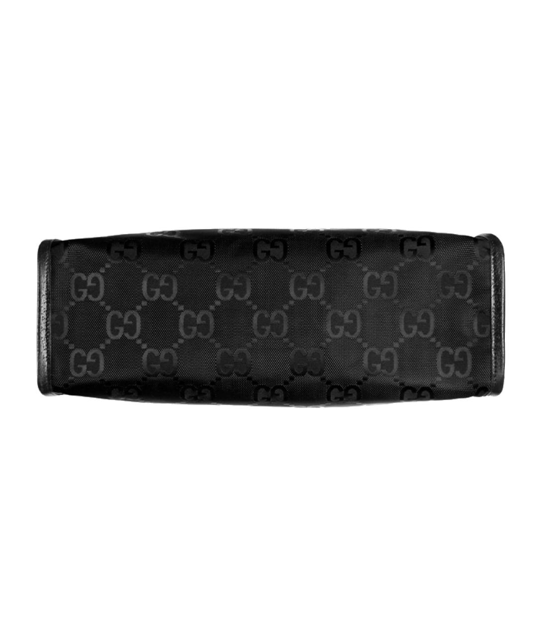 GUCCI Черная тканевая сумка тоут, фото 7