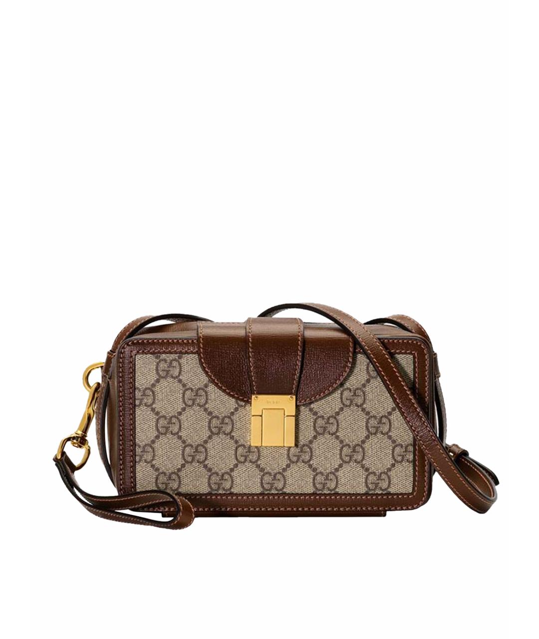 GUCCI Коричневая сумка через плечо, фото 1