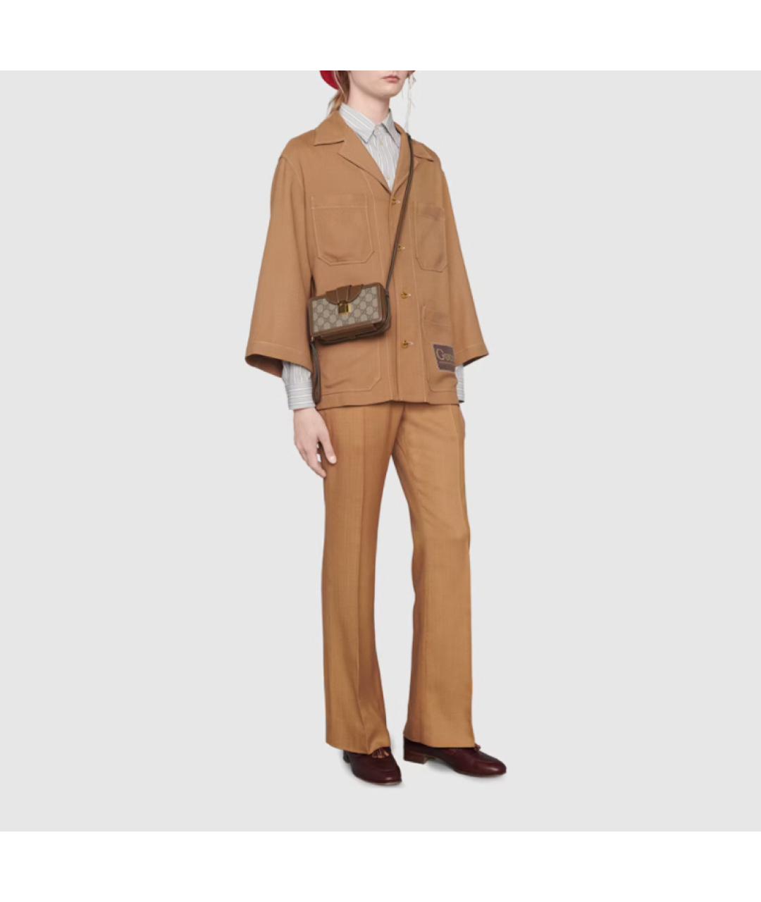 GUCCI Коричневая сумка через плечо, фото 6