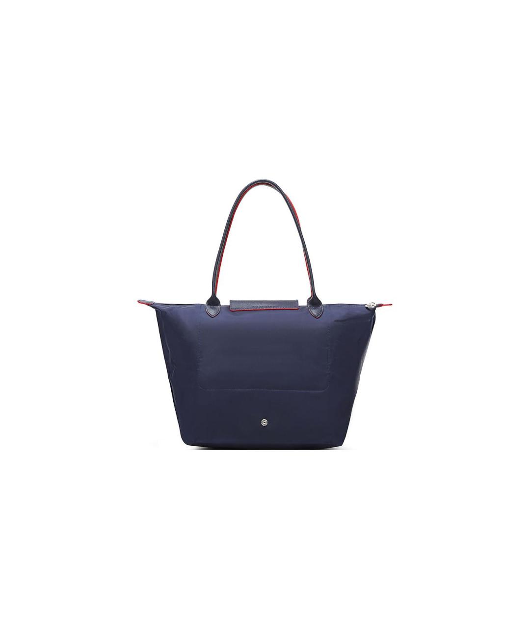 LONGCHAMP Темно-синяя тканевая сумка через плечо, фото 3