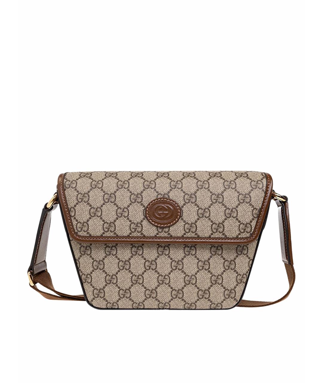 GUCCI Бежевая сумка на плечо, фото 1