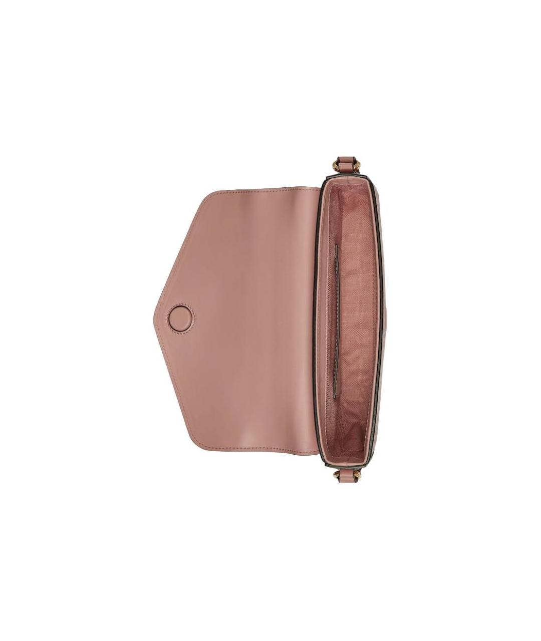 GUCCI Розовая кожаная сумка через плечо, фото 7