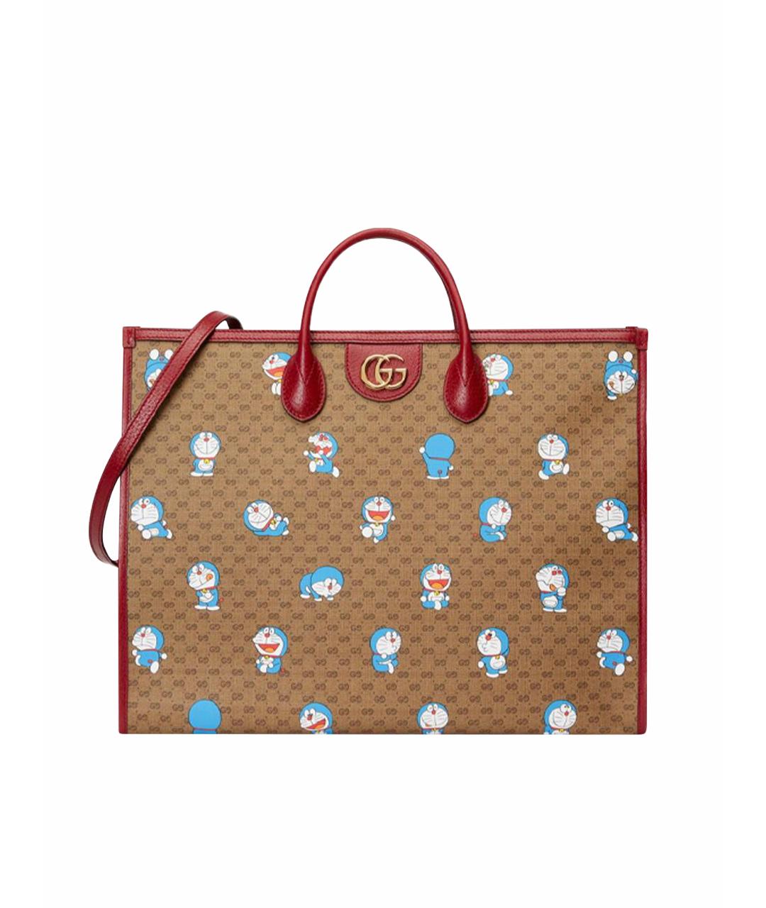 GUCCI Коричневая сумка через плечо, фото 1