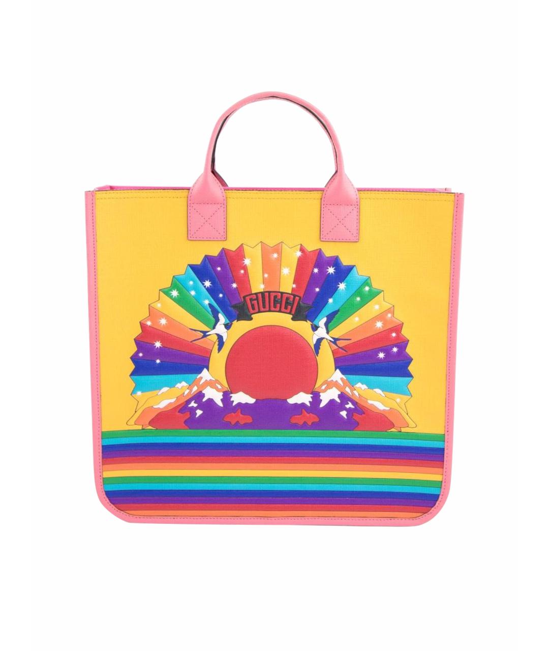 GUCCI Желтая сумка через плечо, фото 1