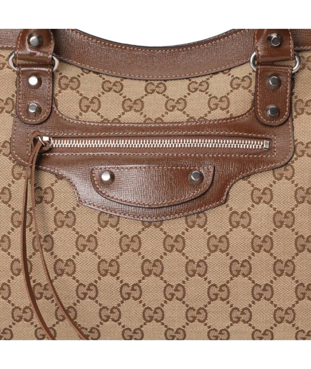 GUCCI Коричневая сумка с короткими ручками, фото 8