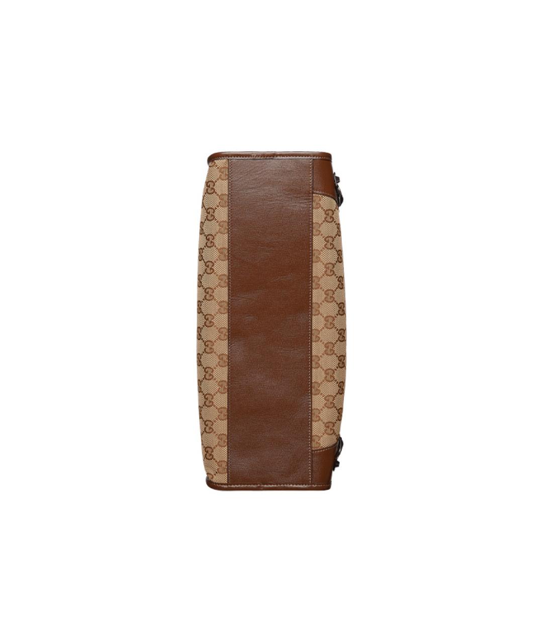 GUCCI Коричневая сумка с короткими ручками, фото 7