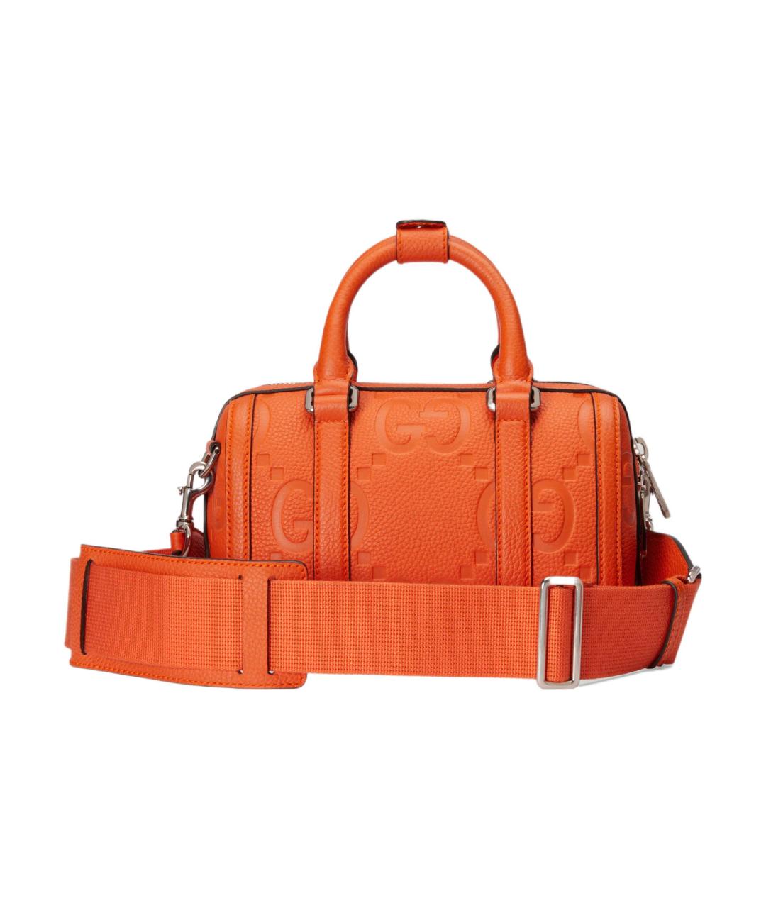 GUCCI Оранжевая кожаная сумка через плечо, фото 3