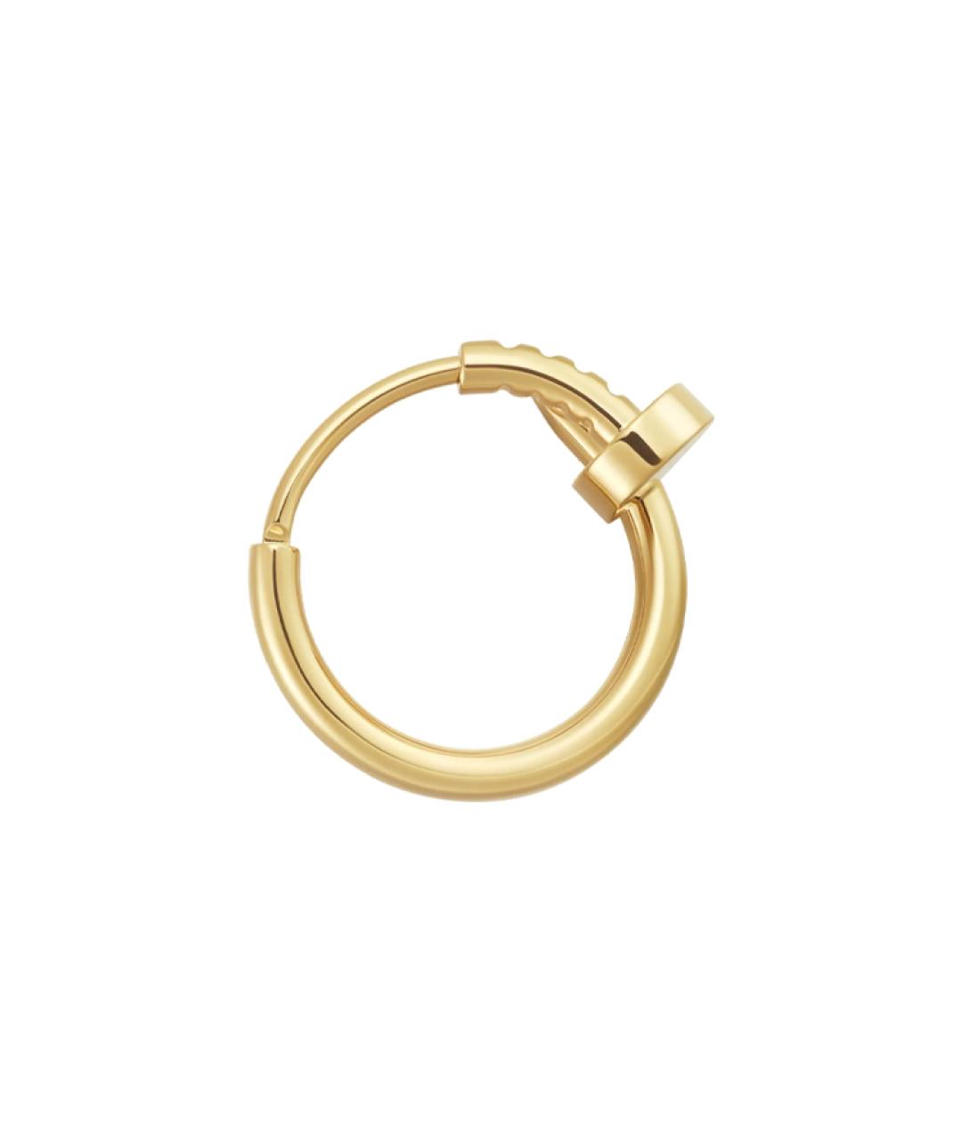 CARTIER Золотые серьги из желтого золота, фото 2