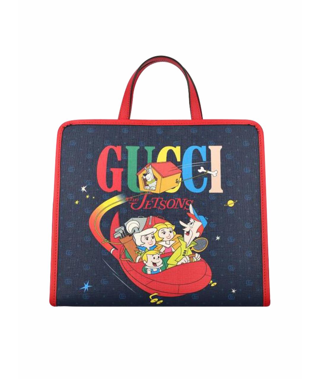 GUCCI Темно-синяя сумка через плечо, фото 1