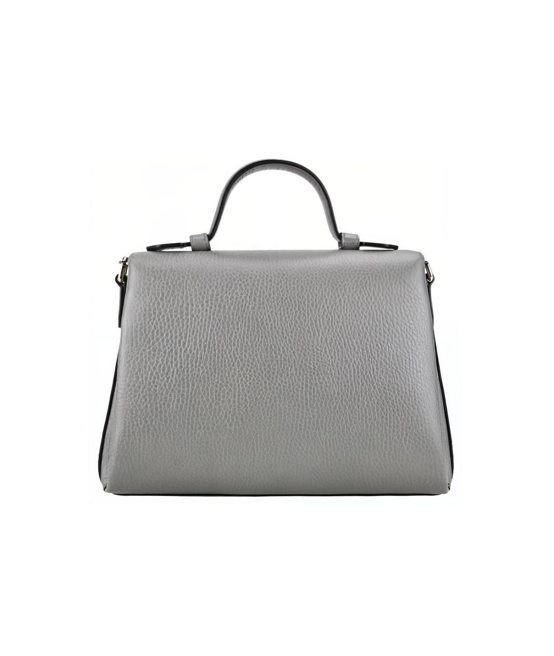 GUCCI Серая кожаная сумка через плечо, фото 3