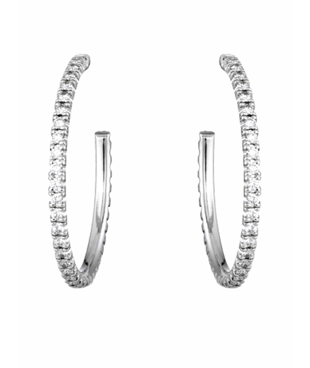 CARTIER Серебряные серьги из белого золота, фото 1