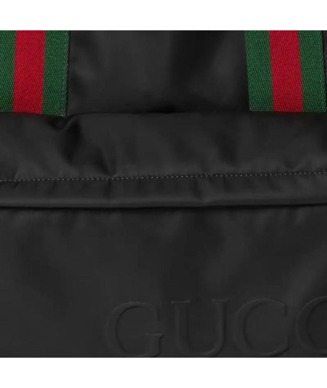 GUCCI Черная тканевая сумка на плечо, фото 8