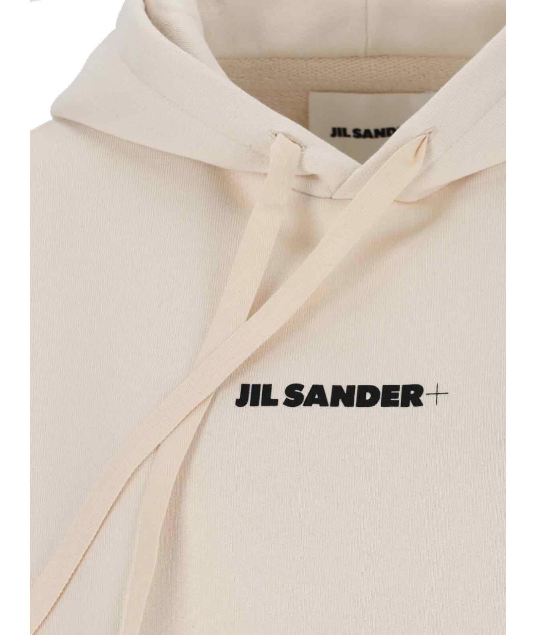 JIL SANDER Белый хлопковый джемпер / свитер, фото 2