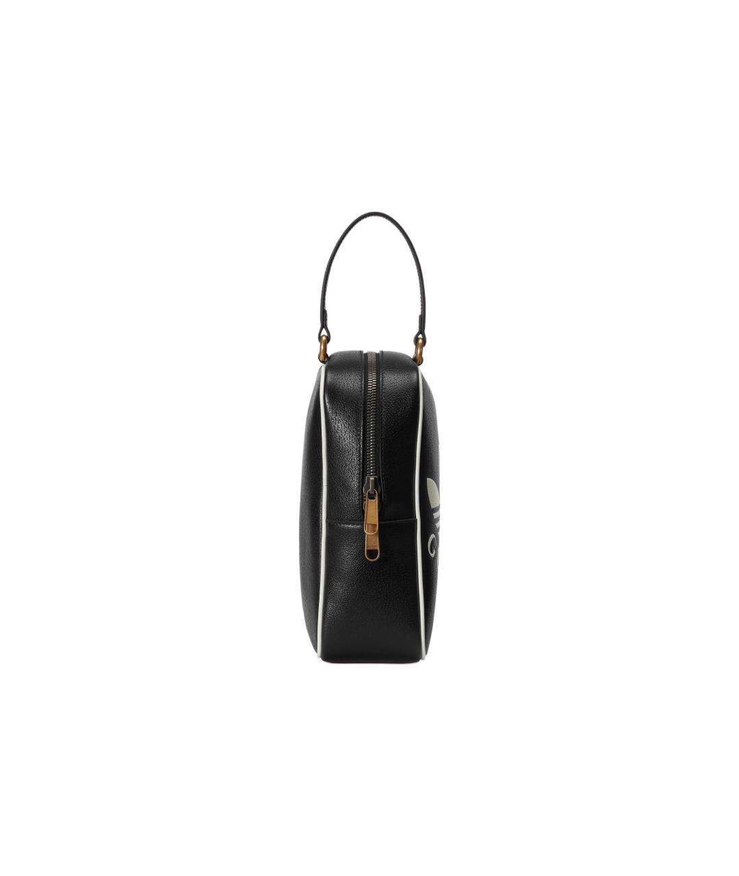 GUCCI Черная кожаная сумка на плечо, фото 4