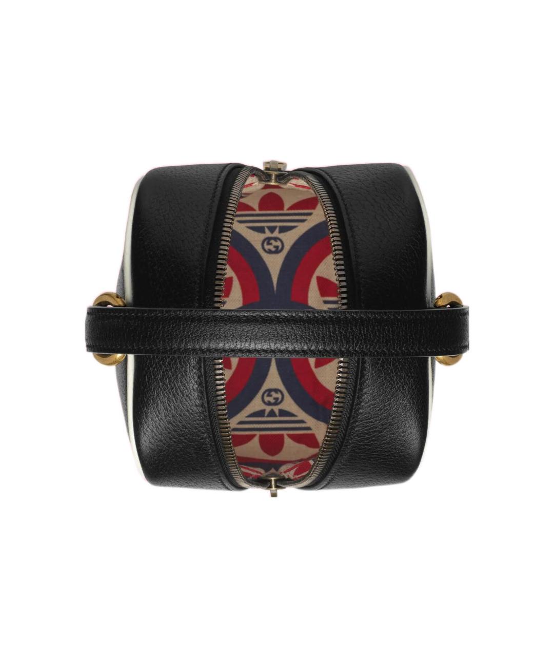 GUCCI Черная кожаная сумка на плечо, фото 7