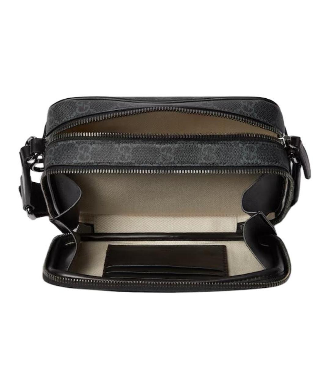 GUCCI Серая сумка через плечо, фото 5