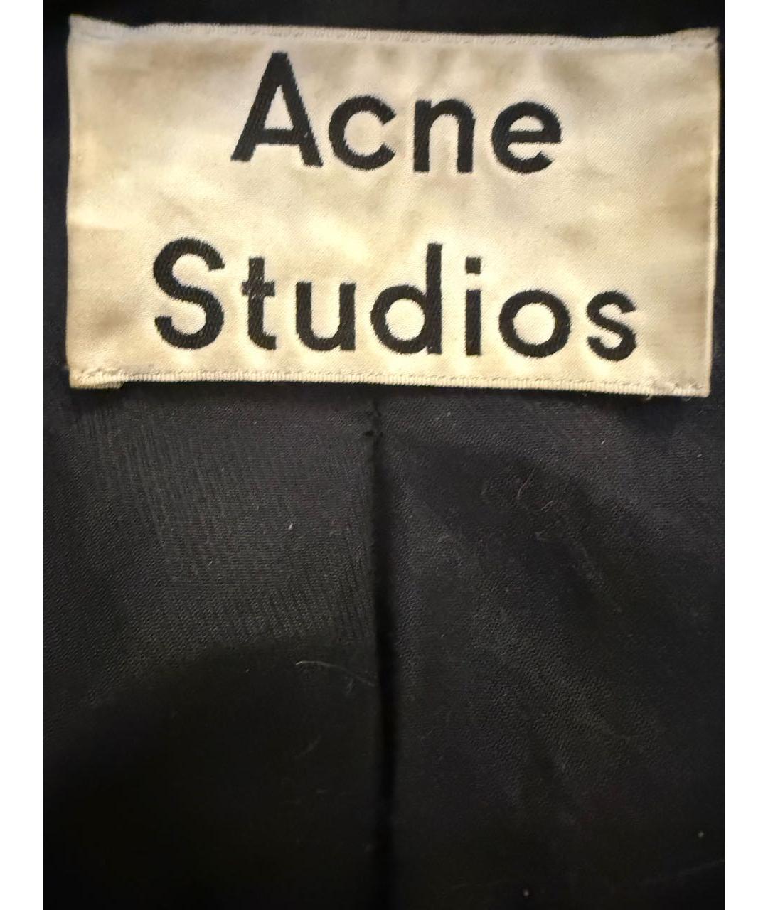 ACNE STUDIOS Бордовая кожаная куртка, фото 3