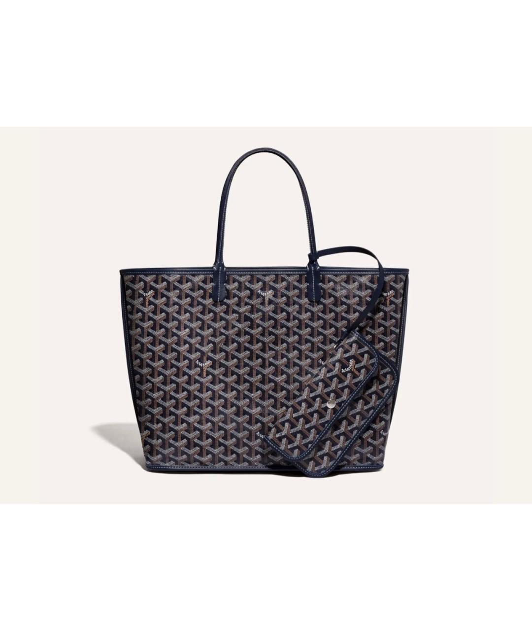 GOYARD Темно-синяя сумка тоут, фото 2