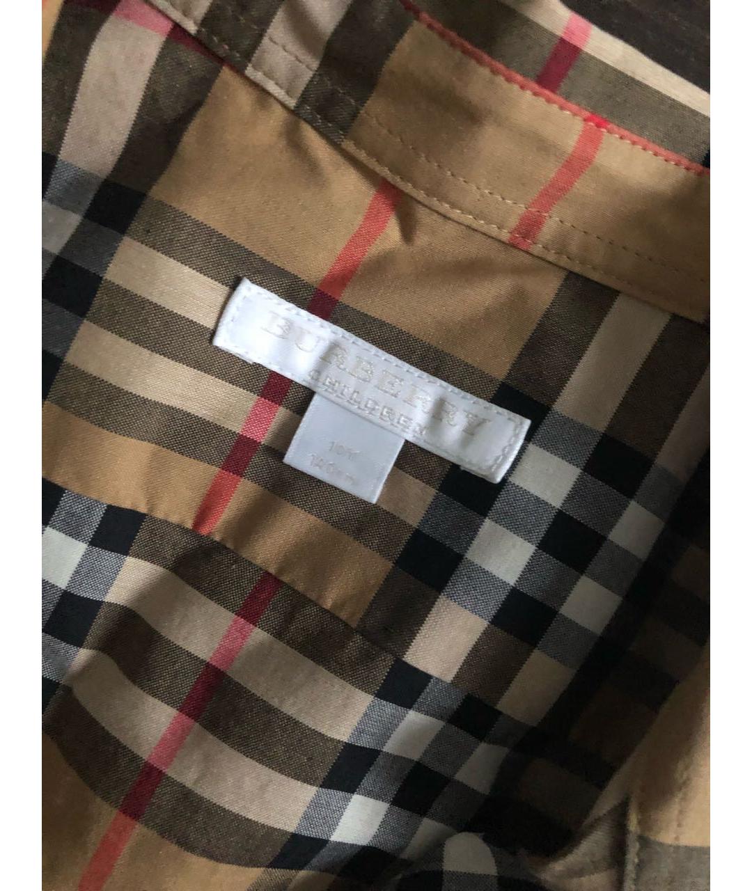 BURBERRY Хлопковая детская рубашка, фото 3